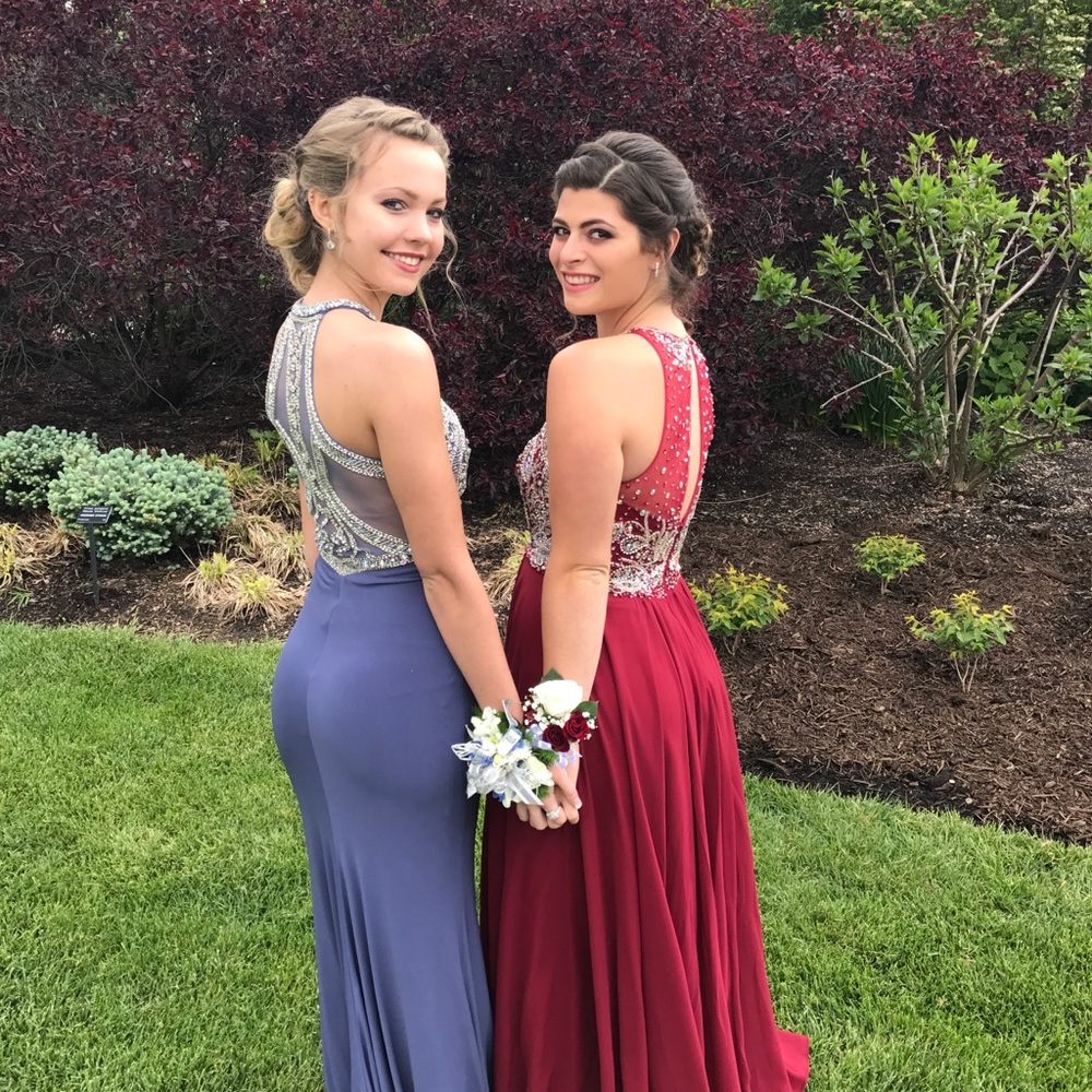Purple prom dress
